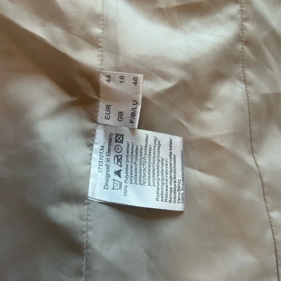 Isabel Metallic Puffer Jacket Womens XL 44 Y2K Streetwear Quiet Luxury Cybercore - Picture 5 of 5